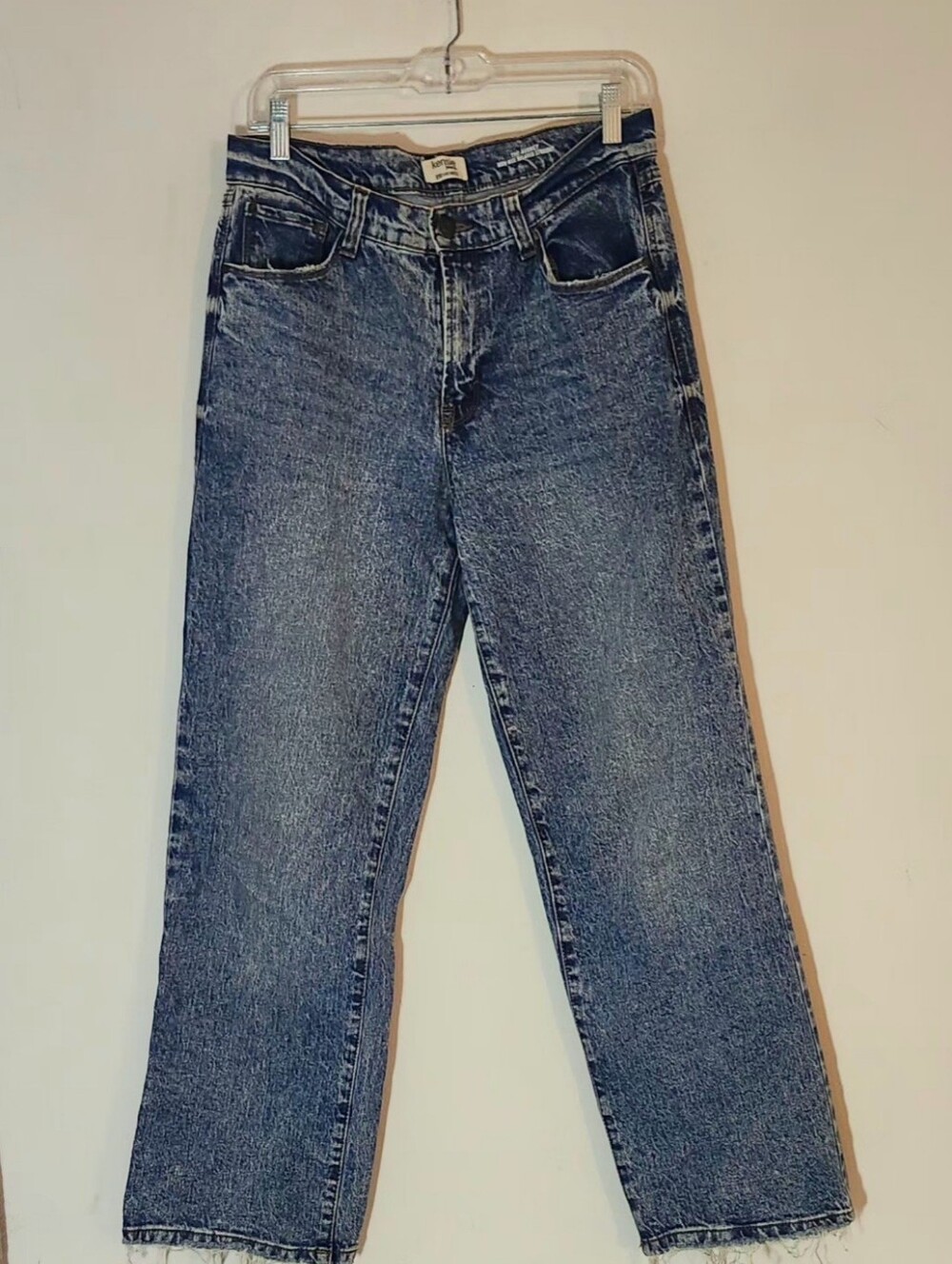 Kensie “The Aubrey” Retro Luxe High-Rise Relaxed Straight Jeans Size: 10/30